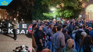 Стотици излязоха на протест срещу Радев и Йотова пред президентството (видео)