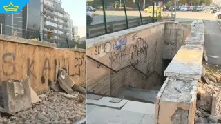 Четири месеца след катастрофа на бул. „България“ подлезът все още не е ремонтиран (видео)