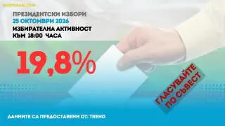 Избирателната активност остава ниска и към 18:00 часа