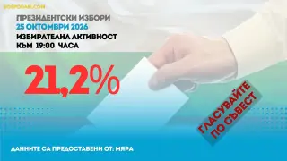 Час преди края на изборния ден: Избирателната активност остава ниска