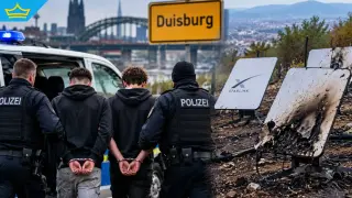 Задържаха в Германия 19-годишните, издирвани за палежа на антени на Starlink край София