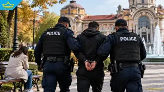 19-годишен преби жена си в центъра на София и оказа яростна съпротива при ареста