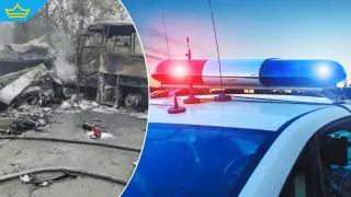 Тежка катастрофа между автобус и камиони затвори пътя Русе – София (видео)