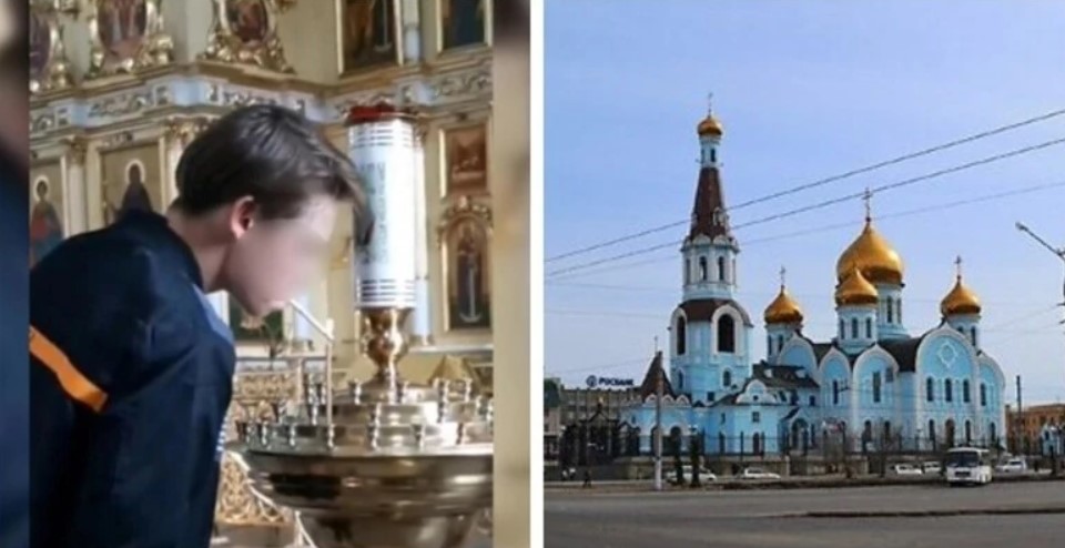 Арестуваха руски ТикТокър заради запалена цигара от свещ в църква (видео)