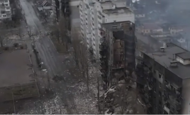 Вижте разрушенията в Украйна, заснети от дрон (видео)