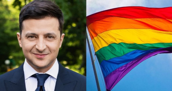 Хиляди в Украйна искат Зеленски да разреши еднополовите бракове