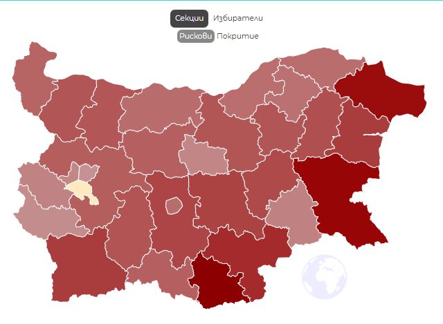В тези секции вероятно камерите ще имат "технически проблем"