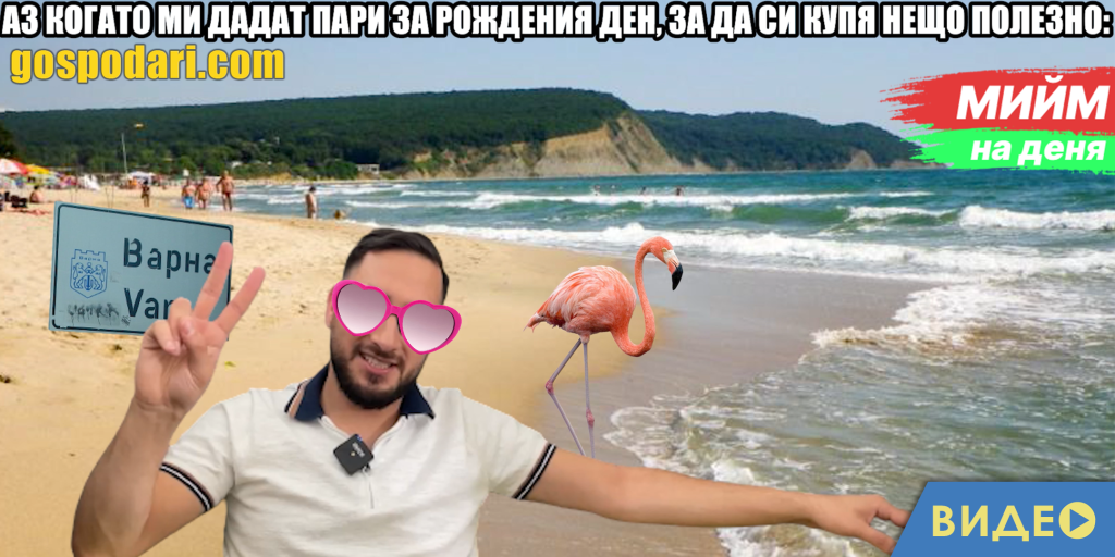 Мийм на деня: Когато ми дадат пари за рождения ден, за да си купя нещо полезно